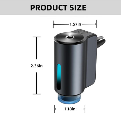 Car Air Freshener Diffuser, Smart Car Air Freshener, Car Diffuser Air Freshener with Three Adjustable Modes, Aromatizante Para Carro with 3Pcs Essential Oil, Car Fresheners Long Lasting