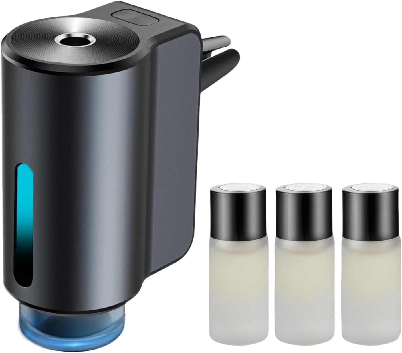 Car Air Freshener Diffuser, Smart Car Air Freshener, Car Diffuser Air Freshener with Three Adjustable Modes, Aromatizante Para Carro with 3Pcs Essential Oil, Car Fresheners Long Lasting